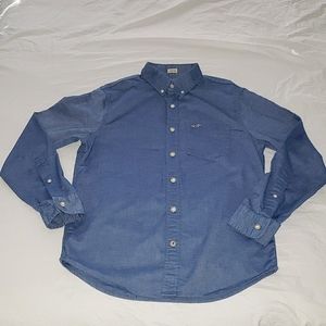 Hollister blue oxford sz XS